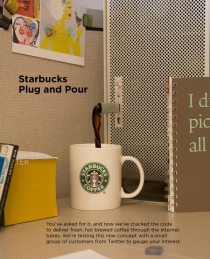 Starbucks Plug and Pour